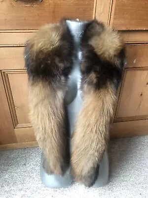 £59 • Buy New Design  100% Real Top Quality Golden Cross Fox Fur Scarf Collar Stole