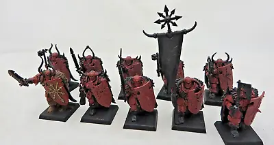 Warhammer AOS Sigmar Chaos Warriors Army Lot Plastic Oop  Slaves Darkness • $44.99
