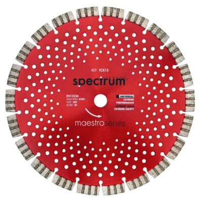 £27.24 • Buy Spectrum TCX15 Diamond Blade General Purpose Maestro Turbo Ox Tools All Sizes