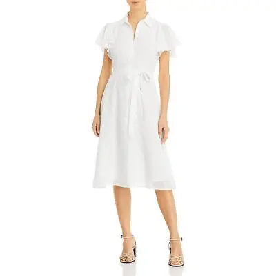 T Tahari Womens Chiffon Midi Special Occasion Shift Dress BHFO 5027 • $24.99