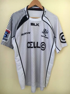 Natal Sharks South Africa 2015 BLK Away Rugby Jersey Shirt. Size XL • £36.02