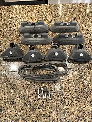 BMW E46 E90 F30 3 Series Yakima ROOF RACK Control Towers Locks Key Landing Pads • $189