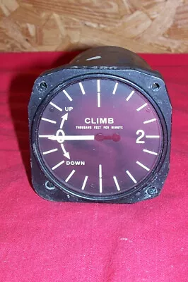 For Parts Airplane Variometer Vertical Speed Indicator Rate Of Climb RCDI Gauge • $49.95