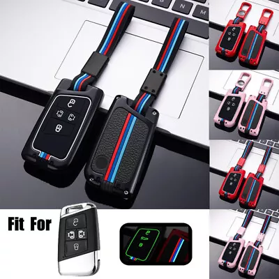 $26.55 • Buy Alloy Silicone Car Key Case Cover For VW Tiguan Passat Golf Alltrack Atlas 19-20