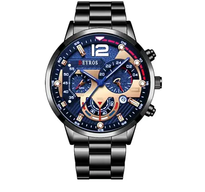 Luxury Fashion Men Sports T1 Color Watches Stainless Steel Quartz Wrist Watch • $2