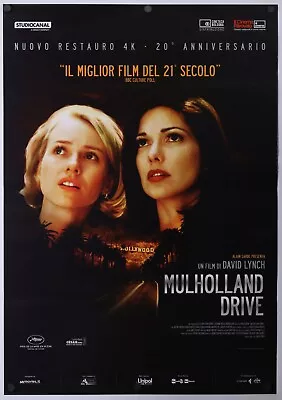 Mulholland Drive Original Movie Poster INTL IT One-sheet R20s David Lynch • $39.89