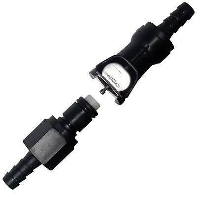 8mm Quick Release Fuel Line Coupler Petrol Hose Pipe Connector Shut-Off • £12.99