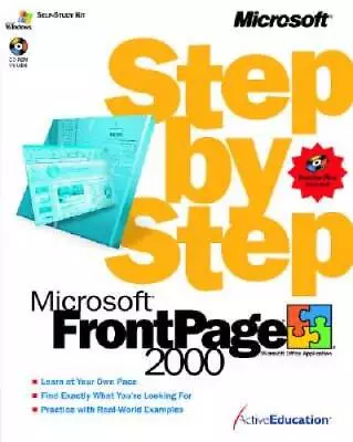 Microsoft FrontPage 2000 Step By Step (Step By Step (Microsoft)) - ACCEPTABLE • $4.61