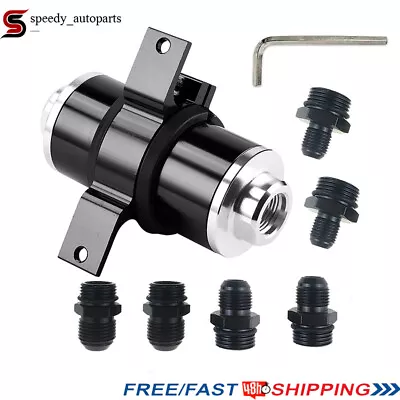 AN6 AN8 AN10 Inline Fuel Filter With Bracket Cleanable 30 Micron Universal • $18.69