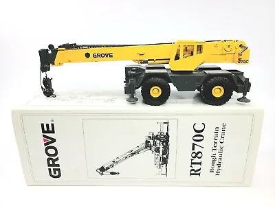Grove RT870C Rough Terrain Crane - NZG 1:55 Scale Diecast Model #481 • $259.95