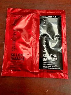 Matrix Total Results So Long Damage Shampoo & Conditioner Sample ( Pack Of2) NEW • $2.99