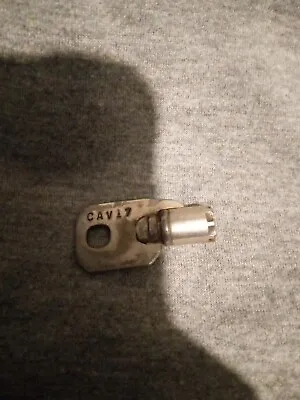 Vintage CAV 17 Chicago Lock Co ACE Vending Machine Key Round Tubular Barrel Key • $14