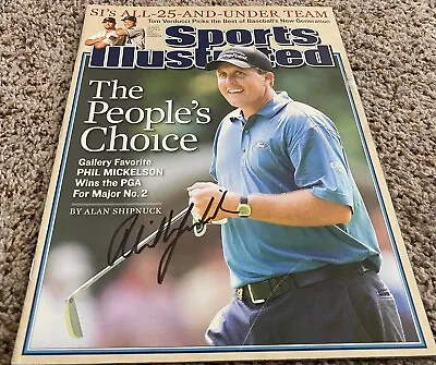 Phil Mickelson Signed Sports Illustrated Magazine With Proof • $168.75