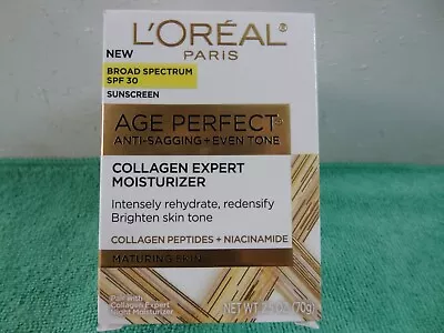 NEW L'Oreal Age Perfect Collagen Expert Moisturizer SPF 30 2.5oz • $13.45