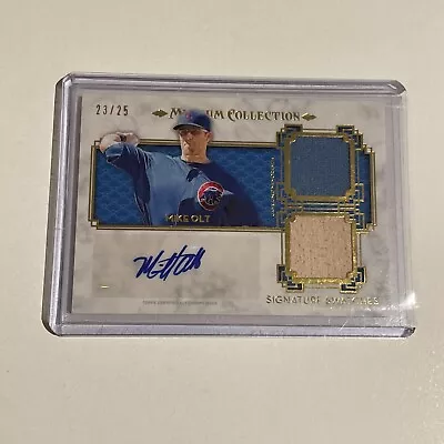 2014 Topps Museum Coll Signature Swatches Dual Relic Auto #SSDMO Mike Olt /25 • $15.99