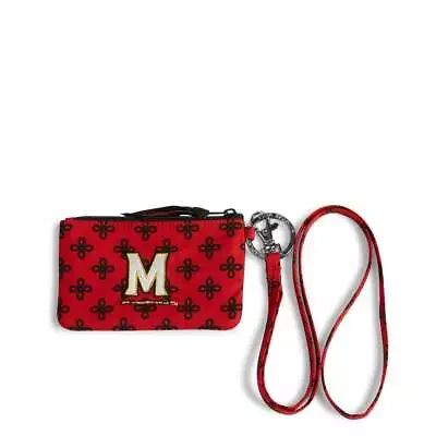 Vera Bradley University Of  Maryland  Zip ID Lanyard Key Chain NCAA New • $30