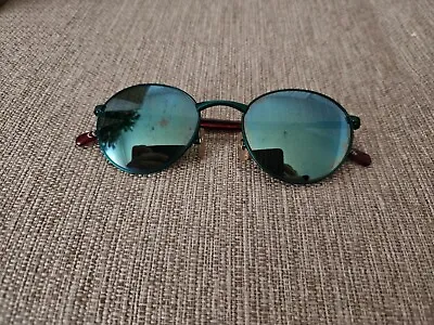 Vintage Serengeti 5536V Mens Sunglasses Green Brown Frame Made In Japan • $45