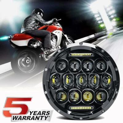 $33.90 • Buy 7inch Projector LED Headlight For Yamaha V-Star XVS 650 950 1300 Classic Stryker