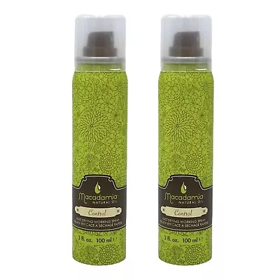 2 Pack Macadamia Natural Oil Control Fast Drying Working Spray 3 Oz Travel Size • $14.99