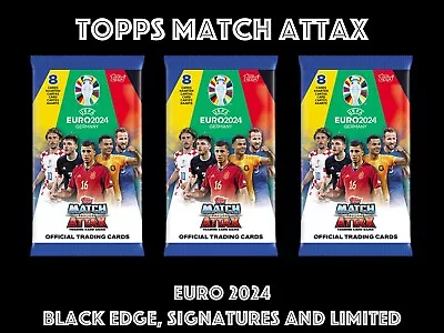Topps Match Attax Euro 2024  Black Edge Signature And Limited Edition • £7.95