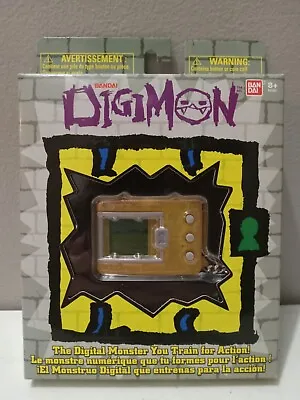 Digimon Bandai Original Digivice Virtual Pet Monster Translucent Yellow New • $15.03
