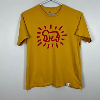 Uniqlo UT Keith Haring 1st Exhibition Cotton Casual T Shirt Men's XL Extra Large • £21.78