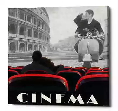 Epic Graffiti 'Cinema Roma' By Marco Fabiano Giclee Canvas Wall Art • $39.99