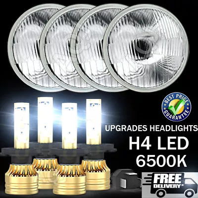 DOT For Chevy 3100 Truck 1958 1959 4pcs 5.75  Round LED Headlights High Low Beam • $139.99