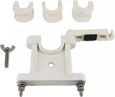 Marine Mounting Kit Heavy Duty White Nylon Antenna Stand-Off Upper Bracket • $55.79