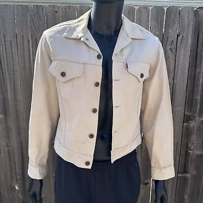 Vintage 60s Levis 941B Big E Type 3 Corduroy Trucker Jacket USA Fit 40 Flawed • $199