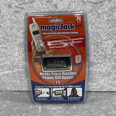 Magic Jack USB PC To Phone Jack Free Local And Long Distance Calling • $14.87
