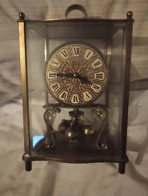 Vintage Kundo Kieninger Obergfell Anniversary Clock Germany Key Wind • $65