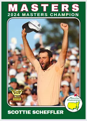 2024 Scottie Scheffler Future Star Golf Rookie 2024 Masters Tournament Champion • $9.99