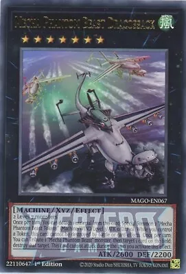 Yugioh Mecha Phantom Beast Dracossack MAGO-EN067 Rare 1st Edition NM/LP • $4.34