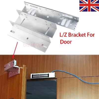 £11.98 • Buy ZL Bracket For Inward Door 600LB 280KG Holding Force Electric Magnetic Lock 