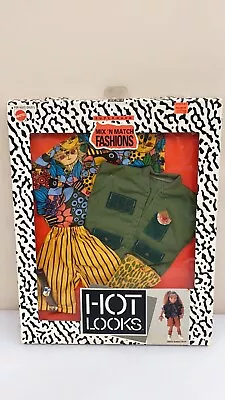 1986 Hot Looks Mix 'N Match Fashions Safari Suit No. 3833 Fits 18  Doll NEW VTG • $28.05