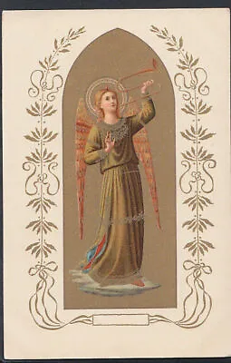 Religion Postcard - Angel Playing A Musical Instrument    RS5274 • £2.50