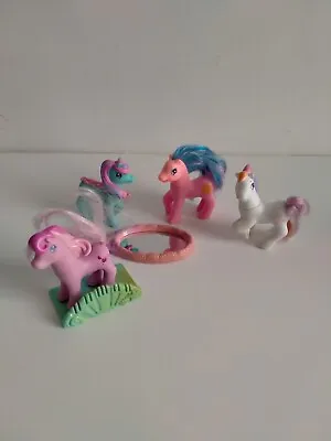 4/4 Set 1998 My Little Pony McDonalds Disney Toy Horses Figures - Loose • £10
