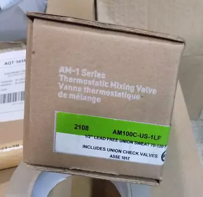 Resideo AM100C-US-1LF AM-1 THERMOSTATIC MIXING VALVE = NEW HONEYWELL • $49