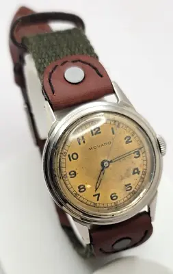 Rare 1940's Vintage Military Movado Watch  Ref 18610 François Borgel Case Works • $350