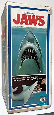 Vintage 1975 Ideal Steven Spielberg JAWS Great White Shark Game Complete W/ Box • $429.98