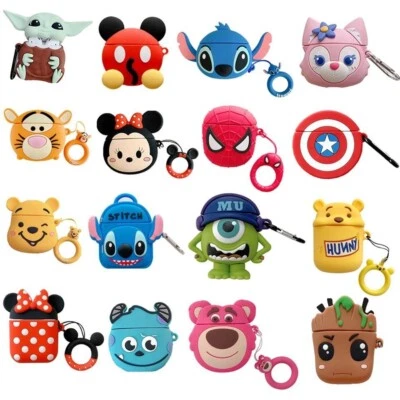 $14.97 • Buy Airpod Cases Cute For 1 2 Pro 3rd Pro2 Cute Disney Design Cartoon Case Cover