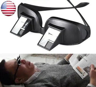 $10.95 • Buy US SHIP Bed Prism Spectacles Horizontal Lazy Glasses 90 Grad For Reading Tv 