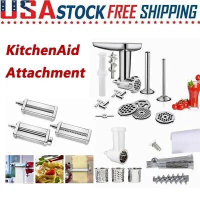 For Kitchenaid Stand Mixer Meat Grinder Pasta Cutter Maker Juicer Attachment • $123.97