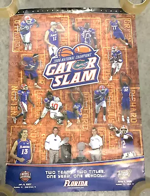 2006 National Champions Gator Slam University Of Florida Gators Poster 20 X28  • $26.95