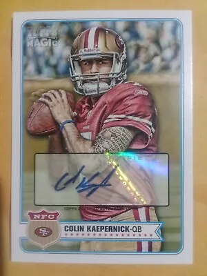 2012 Topps Magic Colin Kaepernick Rookie Auto RC #232 True Rookie Autograph Nice • $49.99