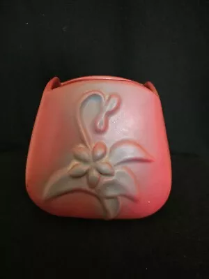 VAN BRIGGLE 1930'sPottery Vase Mulberry. Colorado State Flower Columbine  • $65