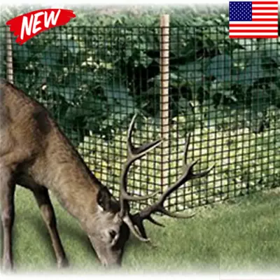 Garden Fence Landscape Deer Fencing Animal Protects Strong Netting 7x100 Borders • $26.37