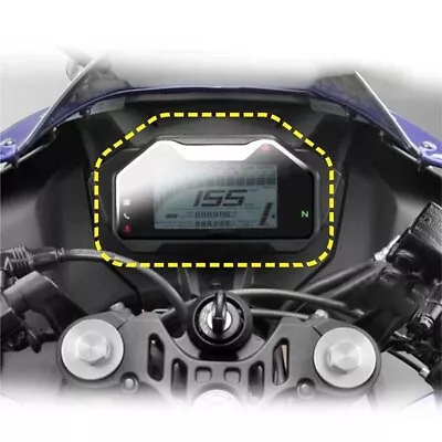 Motorcycle Clear Dashboard Screen Film Protector Fit Yamaha YZF-R15 V4 2021-2022 • $8.99