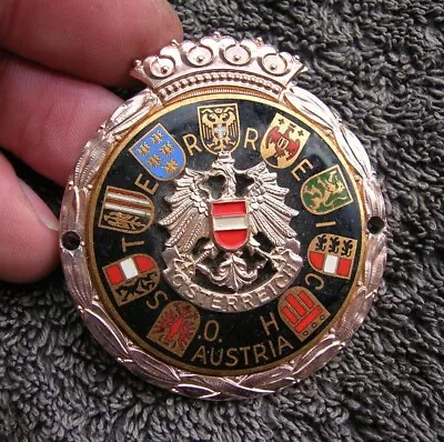 $356 • Buy Dash Badge Eagle Crown Porsche 356 911 Bmw Mercedes Mb 190 300 Sl Vw Bug Bus Nos